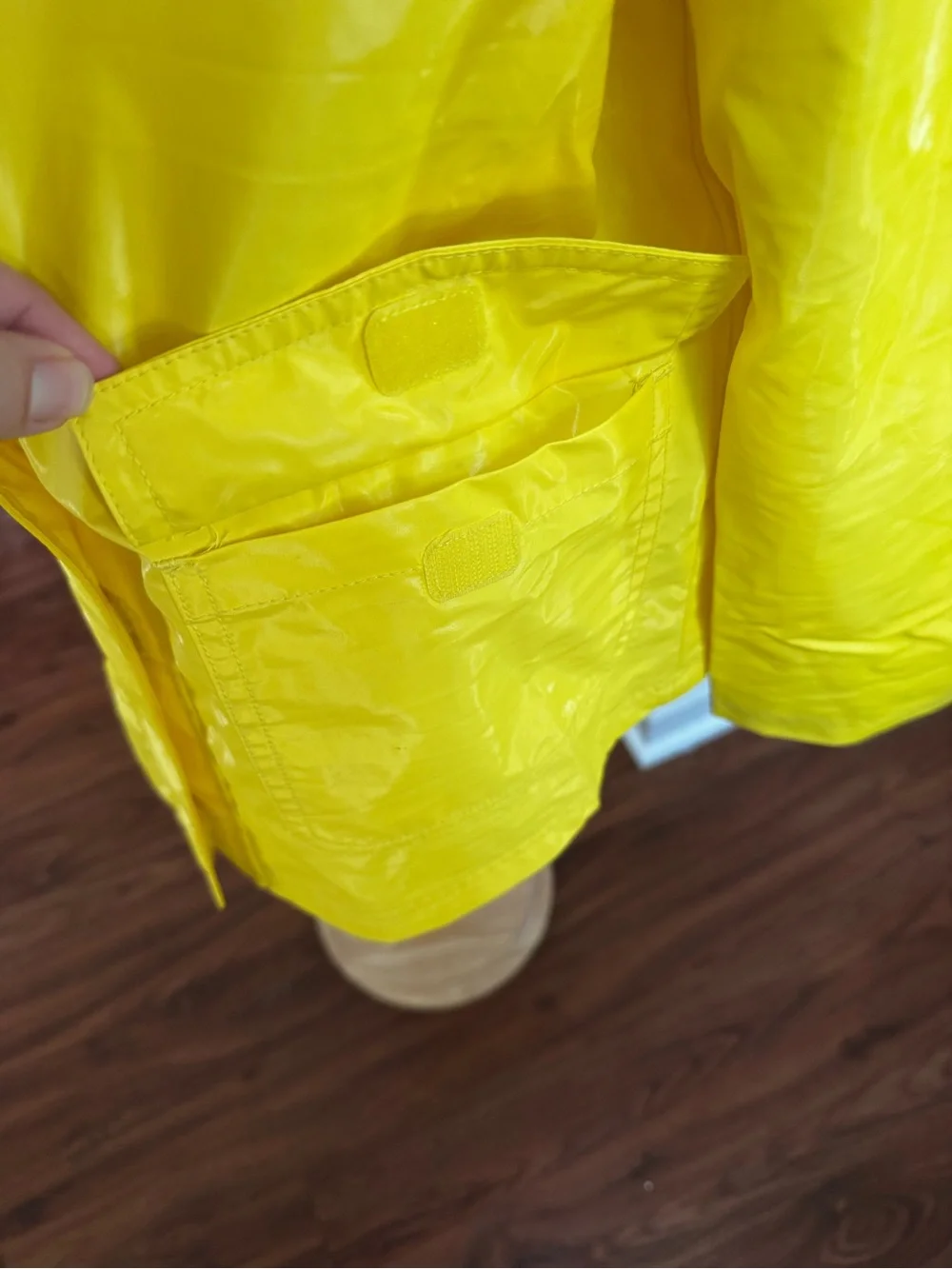 ☔️ GapKids Yellow Slicker Raincoat 🧥 Hooded Jacket Classic Style | Lined
